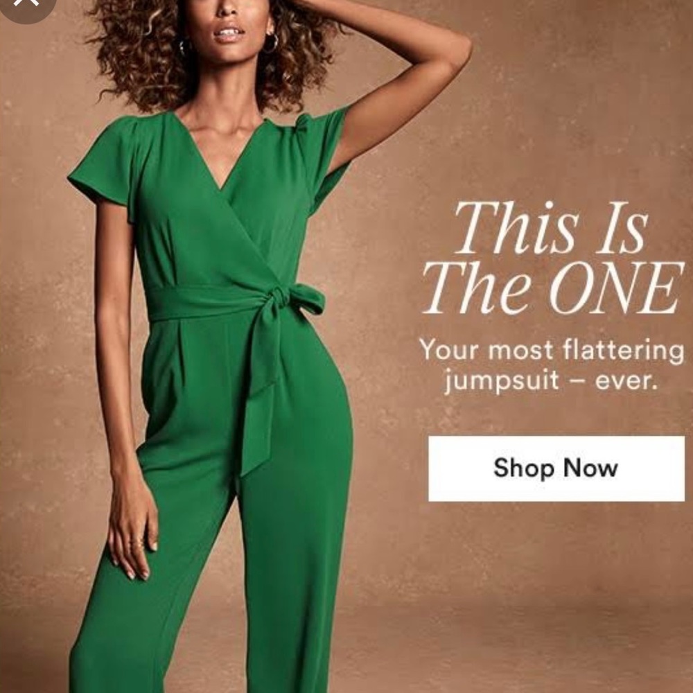 Anna Taylor Kelly green jumpsuit